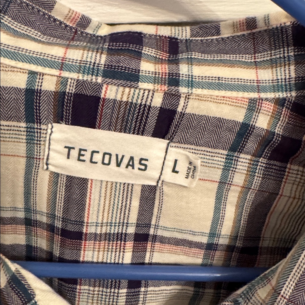 NWOT TECOVAS lightweight flannel - Picture 2 of 3